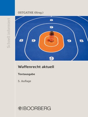 cover image of Waffenrecht aktuell